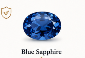 Natural Blue Sapphire (Neelam) Gemstone